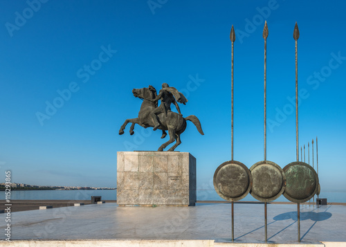 Alexander's the Great monument at Thessaloniki, Greece