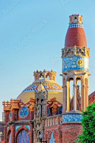 Dome of former Hospital de Sant Pau in Barcelona