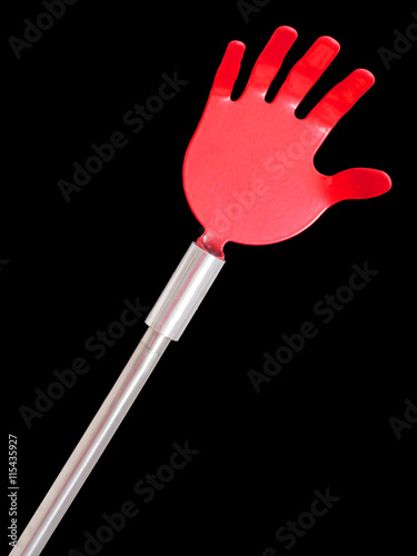 Red hand back scratcher