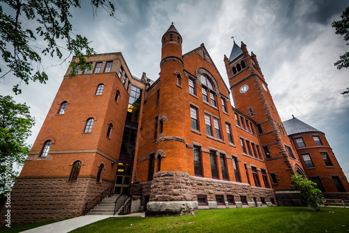 Glatfelter Hall, on the campus of Gettysburg College, in Gettysb