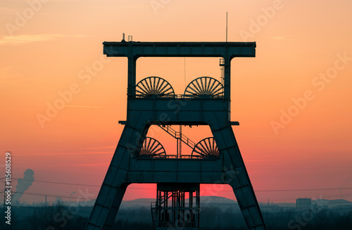 Zechenturm im Abendlicht