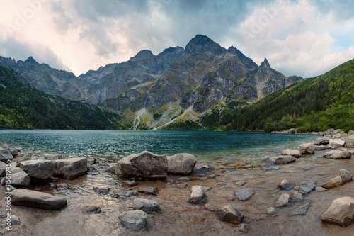 Morskie Oko lake in Tatra Mountains