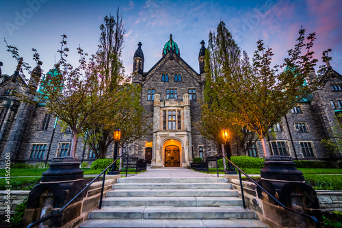 The Trinity College Building at the University of Toronto, in To