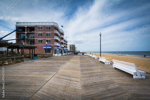 The boardwalk in Rehoboth Beach, Delaware.