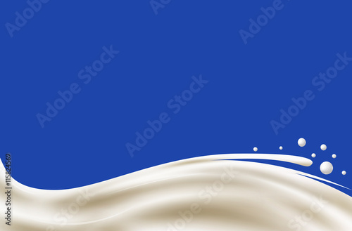 Milk background. Vector eps