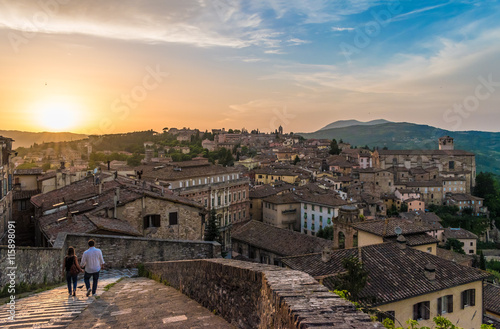 Perugia, an awesome medieval city, capital of Umbria region, central Italy