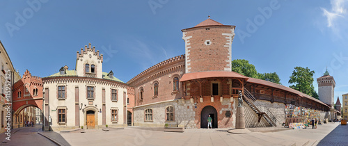 Zaułek Książąt Czartoryskich, Kraków -Stitched Panorama