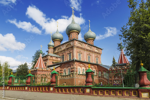 Kostroma, Russia, the church of the Resurrection on Debra