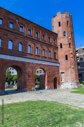 Palatine Gate in Turin, Italy