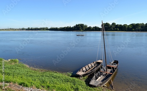 Embarcations sur bord de Loire