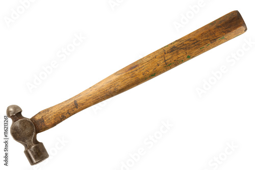 Vintage used ball peen hammer