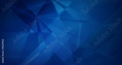 Blue abstract polygonal mosaic background