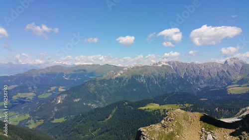 Panorama dalle Dolomiti