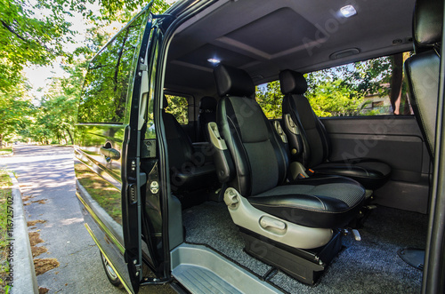 Interior passenger minibus