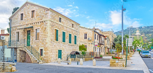 The old houses in Haifa