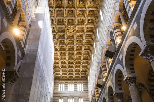 interiors and details of Pisa cathedral, Pisa, Italy