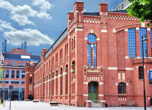 old buildings of CHP in Lodz after revitalization