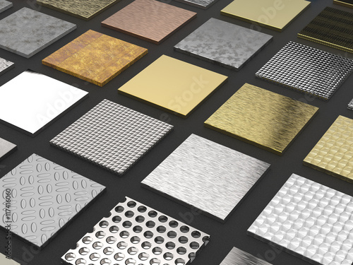 metal plates samples