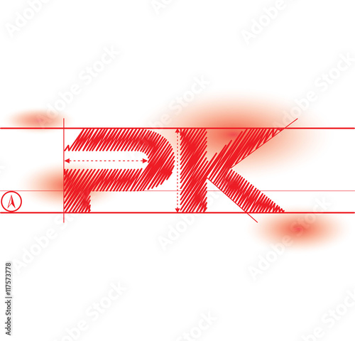 pk redprint font