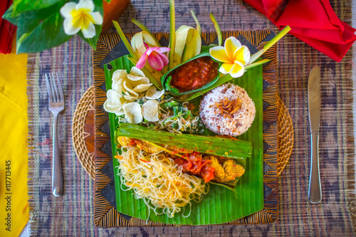 Indonesian traditional bali food