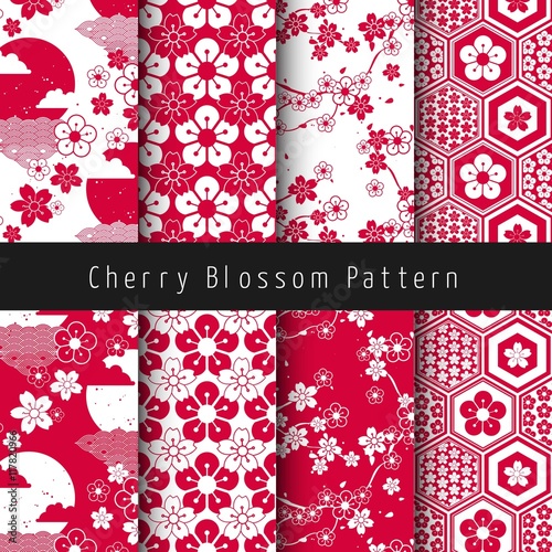 Cherry blossom patterns