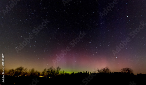 Aurora borealis in Poland, Malopolska county