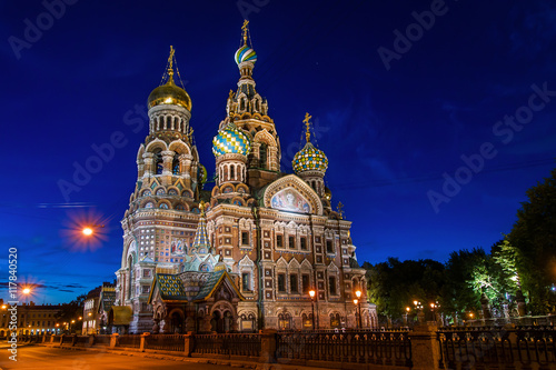 Church of the Savior on Blood in Saint-Petersburg, Russia.