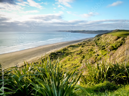 Raglan Surf Beach North Island New Zealand