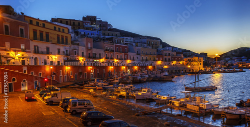 ponza landscape view night scene