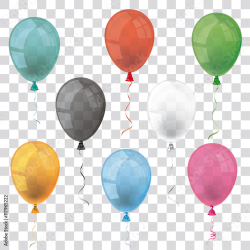 Transparent Balloons Set
