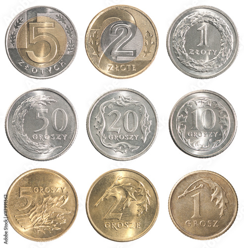 Full set of Poland coin