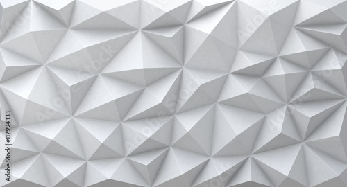 White abstract geometric background