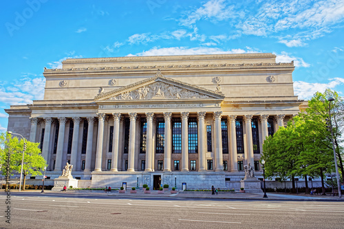 View at a National Archives Building in Washington DC, United States