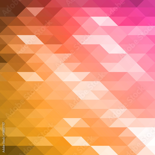 Vector geometric shapes. Colorful mosaic background.