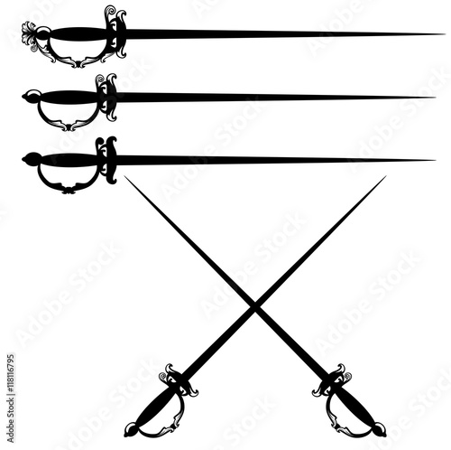 epee swords design