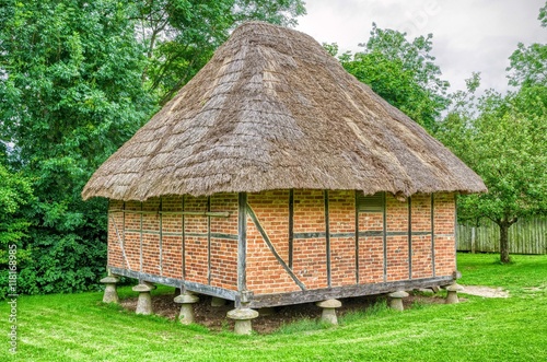 Reconstructed medieval building