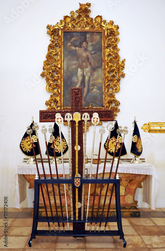 Semana Santa en Osuna, provincia de Sevilla, Andalucía, España