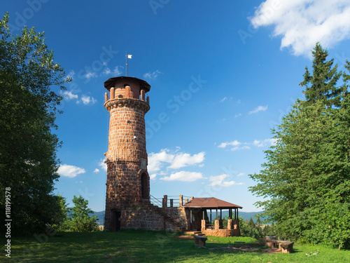 The observation tower on the Mount of All Saints, Nowa Ruda - Slupiec, Poland