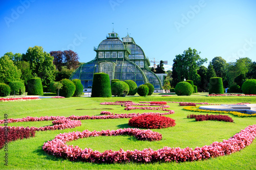 Orangery in the park in Vienna