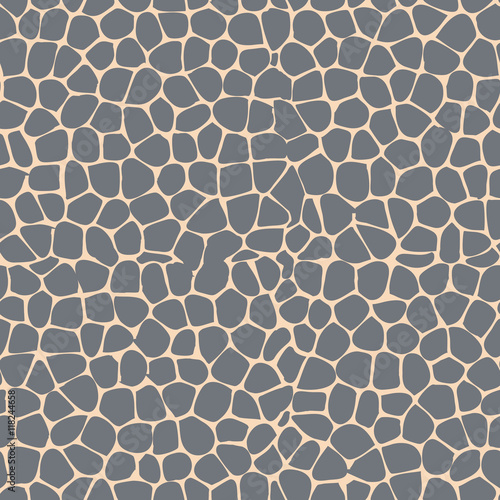 seamless pattern brick gray stones stained gray stones with yellow background