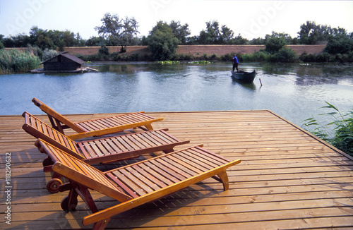 Lounge Chairs on Dock