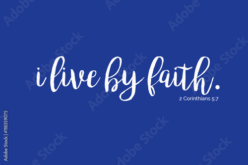 living by faith