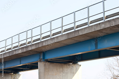 Freeway overpass in Italy.