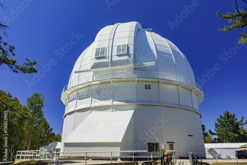 The famous Mount Wilson Observatory