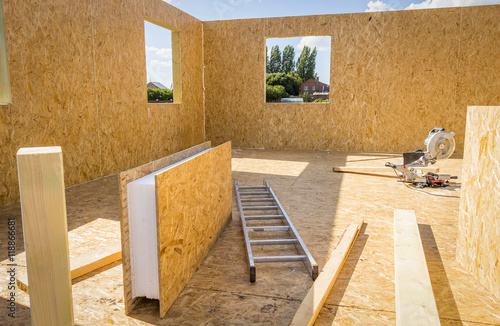 Building wooden houses