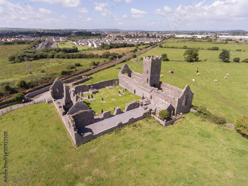 clare abbey ruins, county clare, ireland