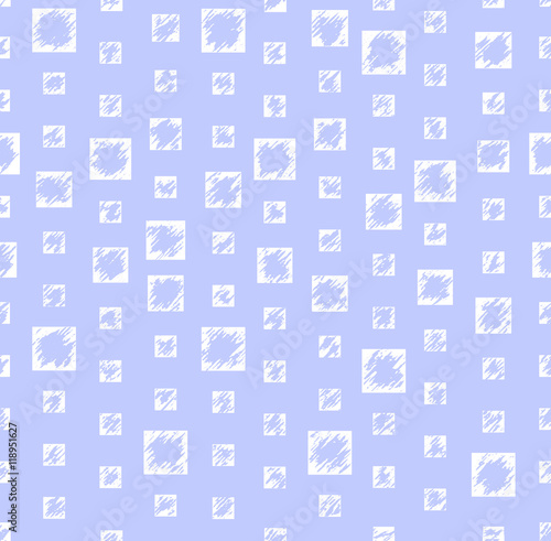 Gentle blue pattern with white squares