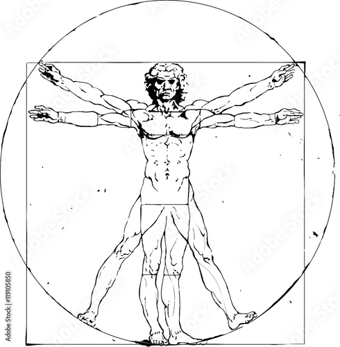 Vitruvian Man Leonardo da Vinci