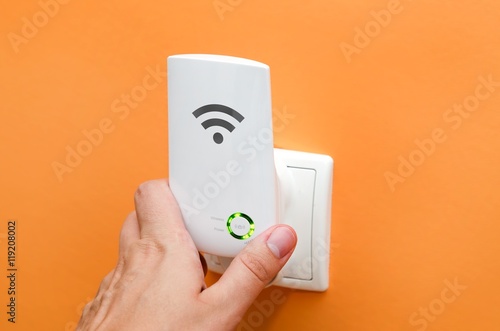 WiFi repeater in electrical socket. Simply way to extend wireles