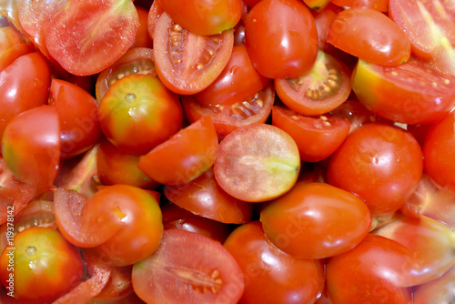 Bowl of fresh cherry tomatoes